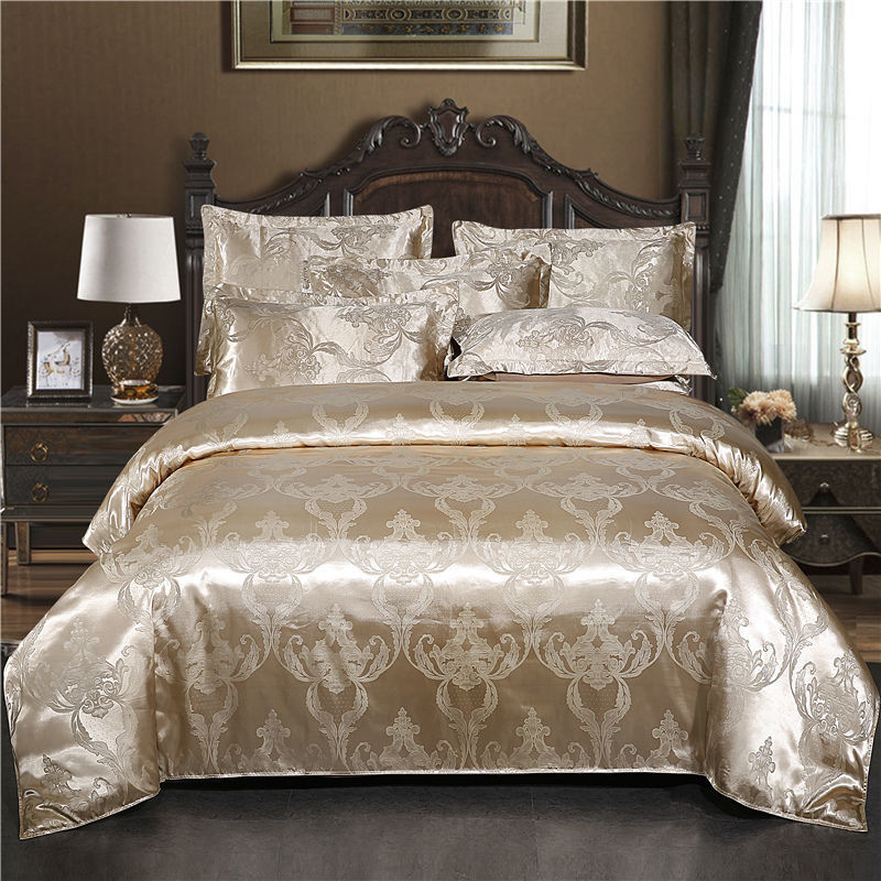 KTX-568019 Elegant Jacquard Quilt Cover in Various Floral Designs – Single & Double Sizes Available