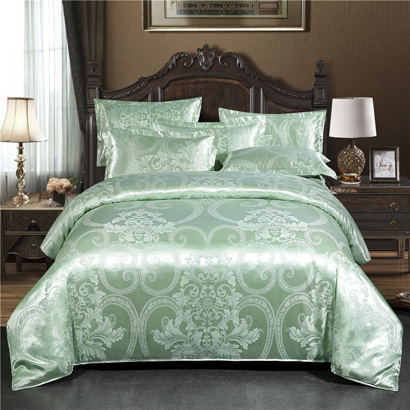 KTX-568019 Elegant Jacquard Quilt Cover in Various Floral Designs – Single & Double Sizes Available