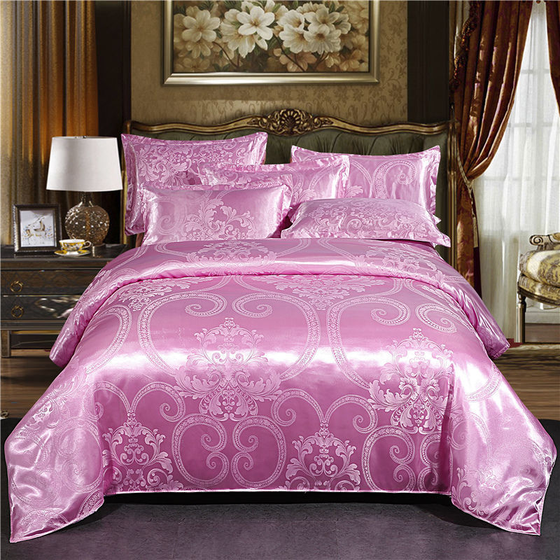 KTX-568019 Elegant Jacquard Quilt Cover in Various Floral Designs – Single & Double Sizes Available
