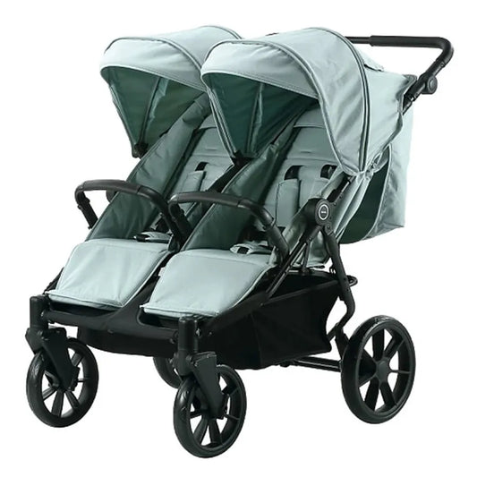 KTX-568403 Terrain Double Stroller for Newborn and Toddler | Compatible with Major Infant Car Seat Brands