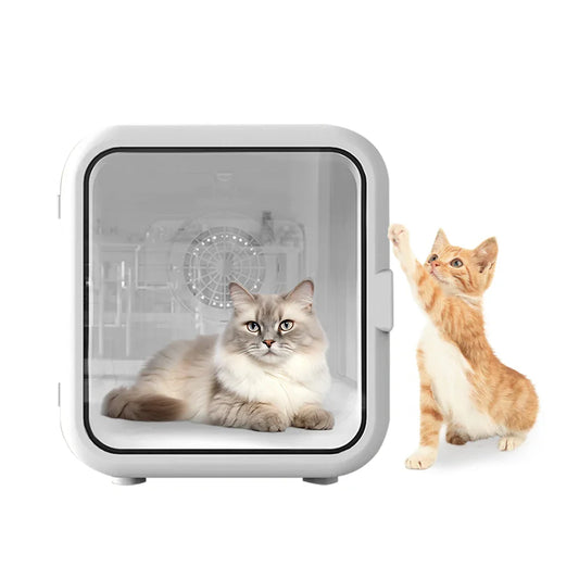 KTX-568467 Pet Hair Dryer Box with Smart Temperature Control for Small Dogs and Cats - Low Noise Design