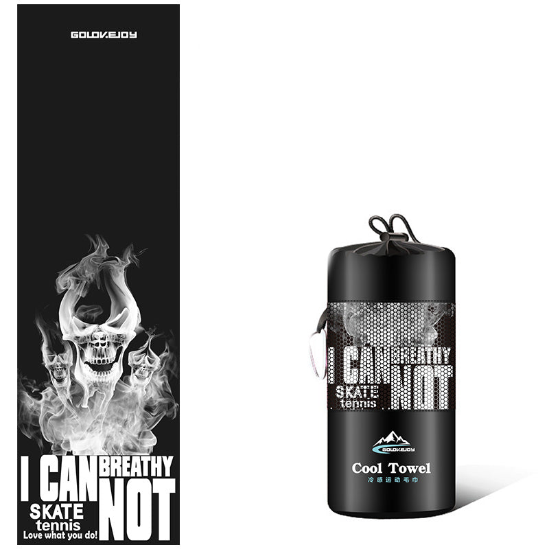 KTX-568787 Superfine Fiber Sports Sweat Towel - 100x30cm, Lightweight and Quick Drying, Unisex, 10 Colors Available