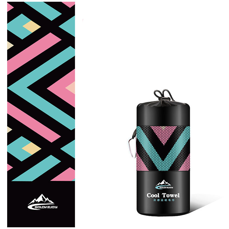 KTX-568787 Superfine Fiber Sports Sweat Towel - 100x30cm, Lightweight and Quick Drying, Unisex, 10 Colors Available