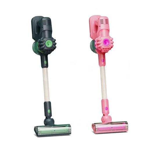 KTX-569043 Electric Combing Chores Game Vacuum Cleaner Toy for Kids Ages 2-7, Interactive Cleaning Tool