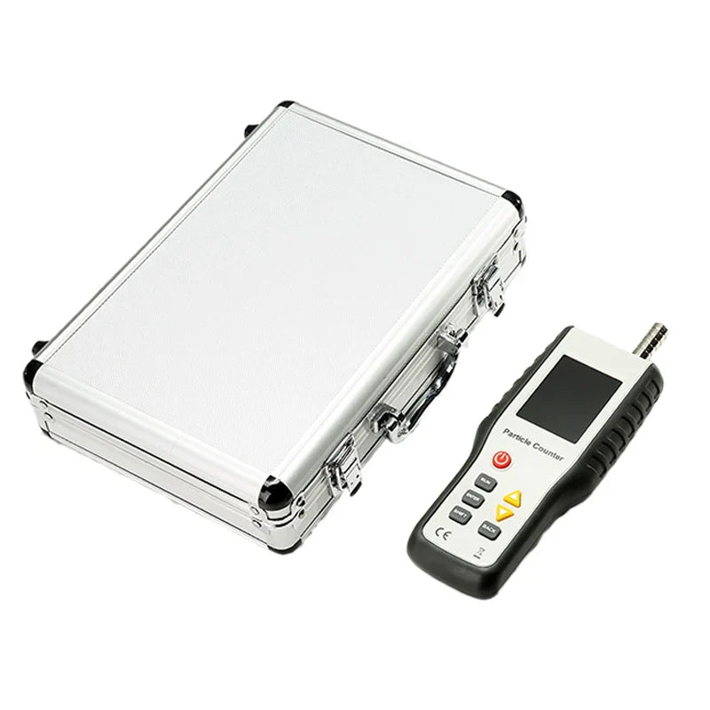 KTX-569555 High Sensitivity PM2.5 Air Quality Monitor - Handheld Dust Particle Counter with Temperature and Humidity Measurement