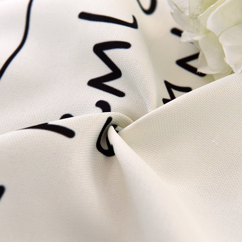 KTX-570067 Banana Leaf Pattern Digital Print Curtain in Ramie Cotton Polyester