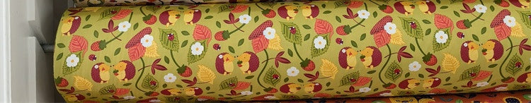 KTX-570195 Cartoon Panda and Tiger 100% Cotton Twill Fabric - 160cm Wide