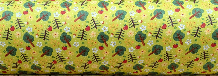 KTX-570195 Cartoon Panda and Tiger 100% Cotton Twill Fabric - 160cm Wide