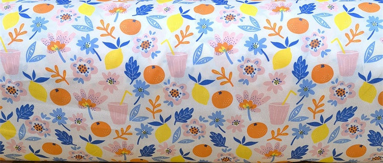 KTX-570195 Cartoon Panda and Tiger 100% Cotton Twill Fabric - 160cm Wide