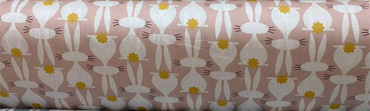 KTX-570195 Cartoon Panda and Tiger 100% Cotton Twill Fabric - 160cm Wide