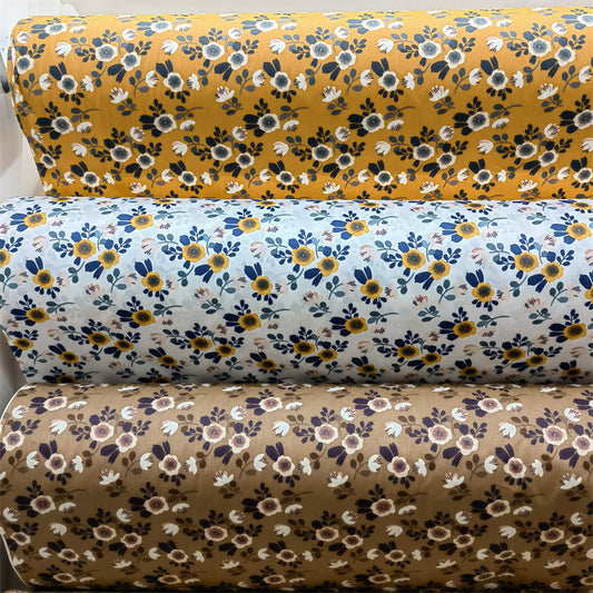 KTX-570195 Cartoon Panda and Tiger 100% Cotton Twill Fabric - 160cm Wide