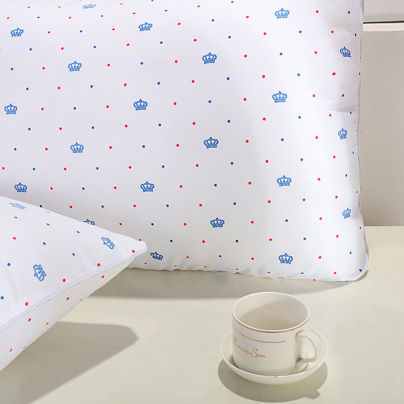 KTX-570195 Feather Velvet Health Pillow - Superior Medicine Pillow with Polyester Core Height 15.1-20cm