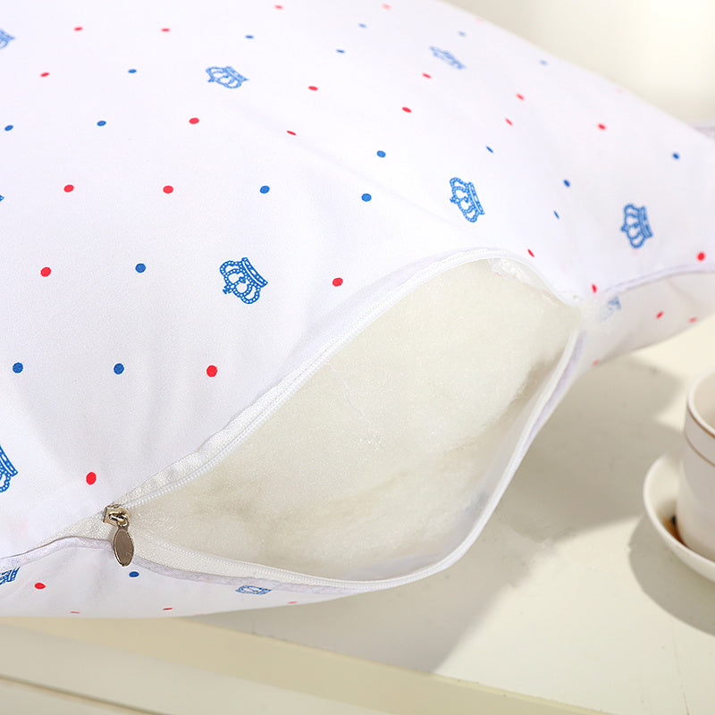 KTX-570195 Feather Velvet Health Pillow - Superior Medicine Pillow with Polyester Core Height 15.1-20cm