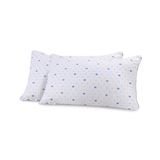 KTX-570195 Feather Velvet Health Pillow - Superior Medicine Pillow with Polyester Core Height 15.1-20cm