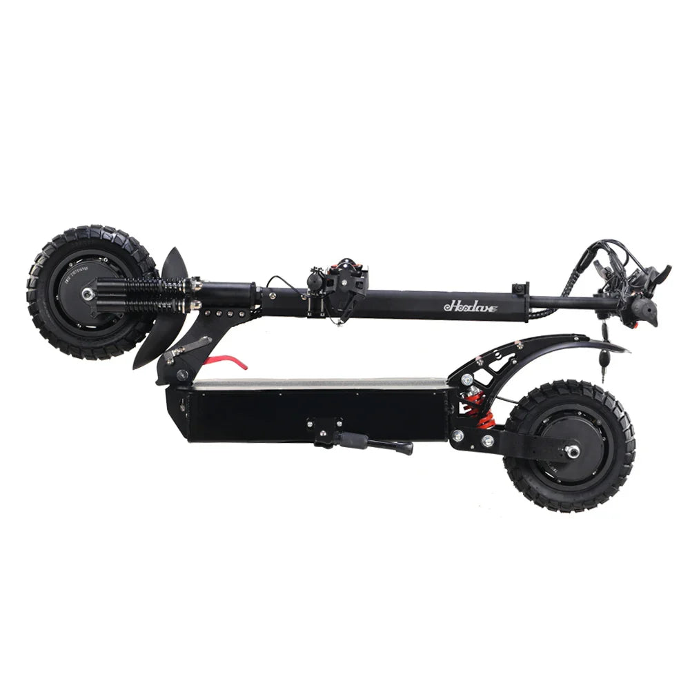 KTX-571539 High-Power Electric Scooter with 2400W Motor, 52V Battery, 50 Km/h Max Speed, 10-Inch Tires, Foldable Design, 150kg Load Capacity