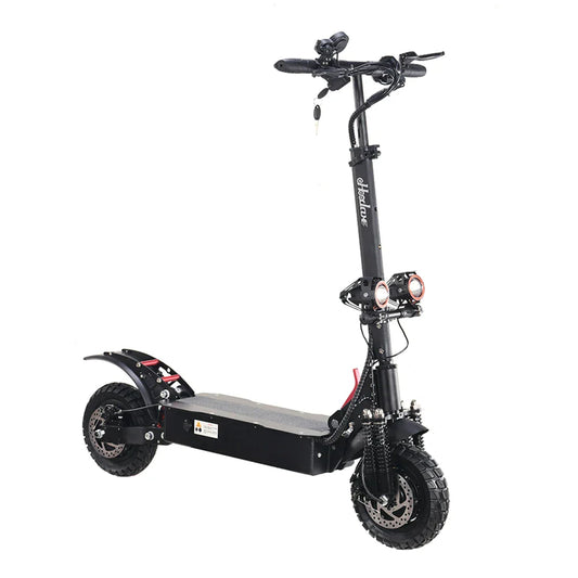 KTX-571539 High-Power Electric Scooter with 2400W Motor, 52V Battery, 50 Km/h Max Speed, 10-Inch Tires, Foldable Design, 150kg Load Capacity