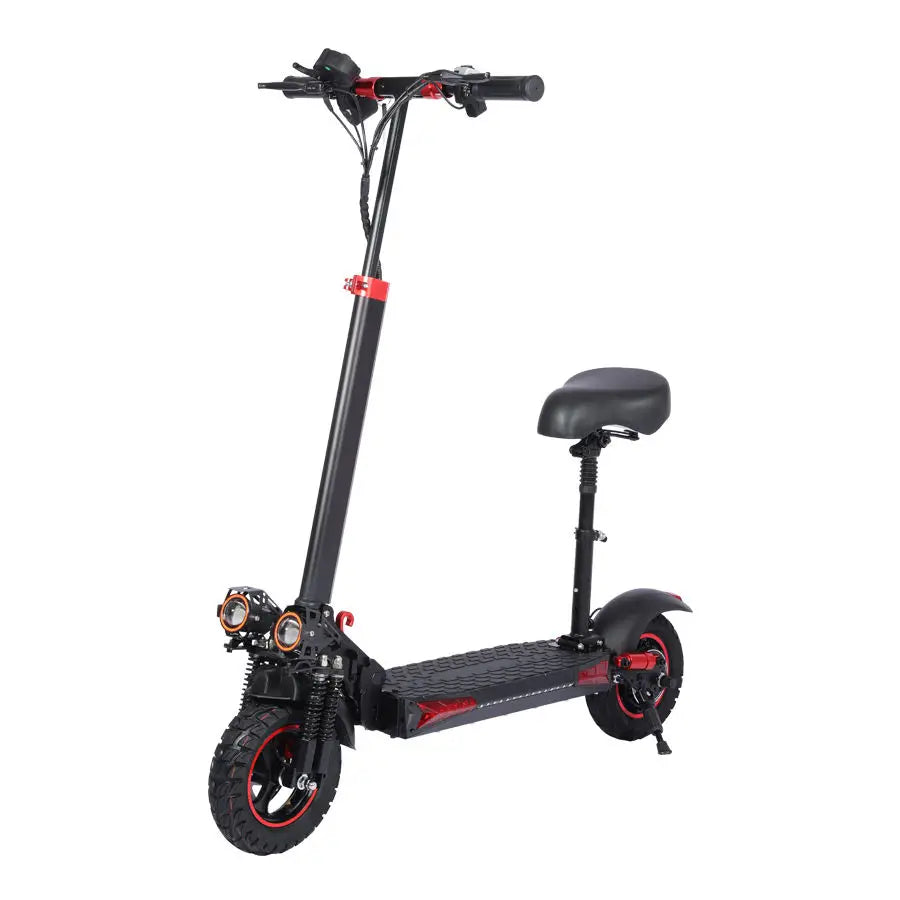 KTX-574163 Foldable Electric Scooter, 60km Range, 41-50km/h Max Speed, 800W Brushless Motor, 10-inch Off-road Tires, Aluminum Frame