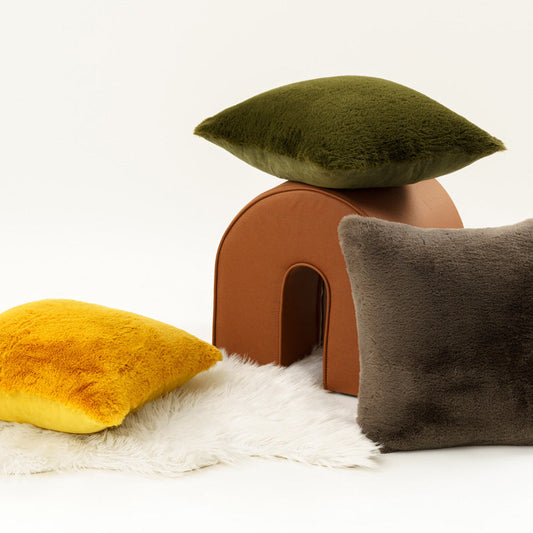 KTX-576019 Soft Girl Decorative Cushion Cover - Heart Design - Multiple Colors Available - 45x45cm & 30x50cm