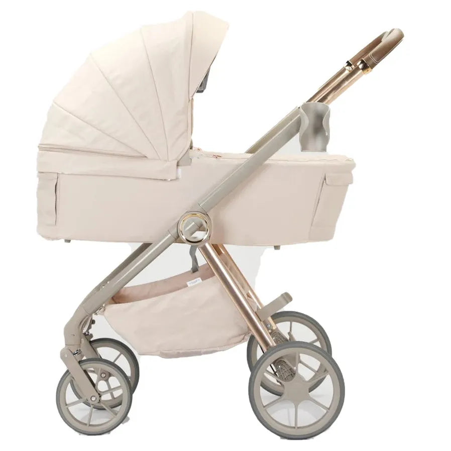 KTX-576147 Foldable 3-in-1 Baby Stroller with Double Directional Steering and Large Storage Basket