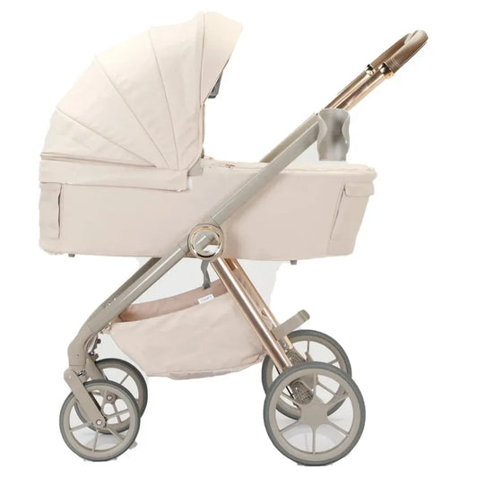 KTX-576147 Foldable 3-in-1 Baby Stroller with Double Directional Steering and Large Storage Basket