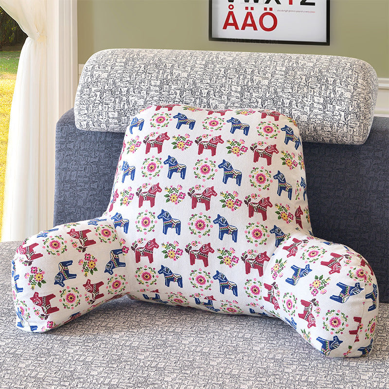 KTX-577427 Ergonomic Lumbar Support Travel Pillow for Car, Office, and Home Use