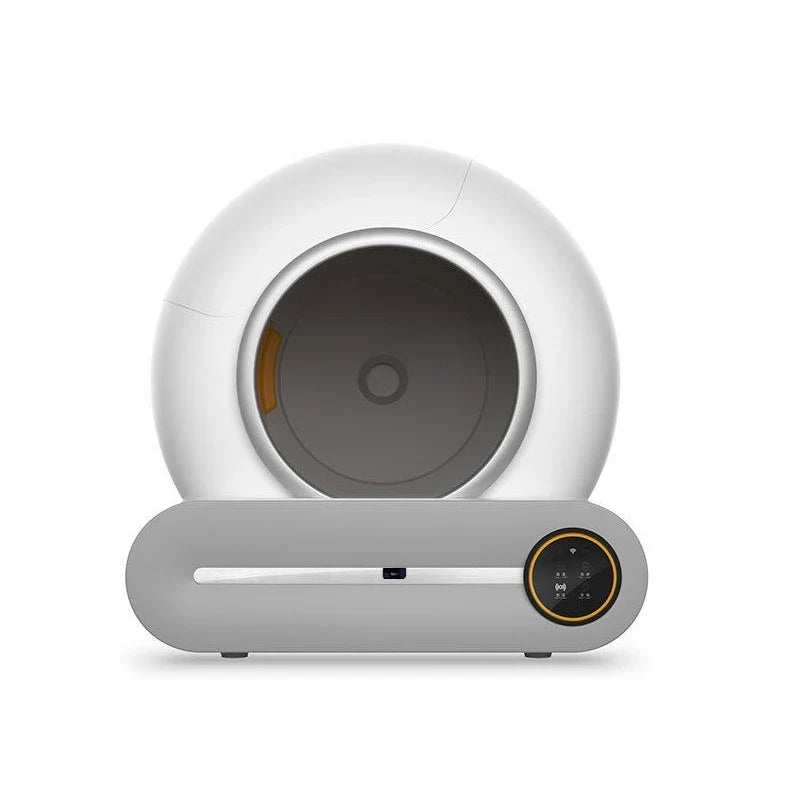 KTX-577555 Large Capacity Smart Cat Litter Box with Automatic Cleaning and Odor Control, 65L Easy-Clean Design