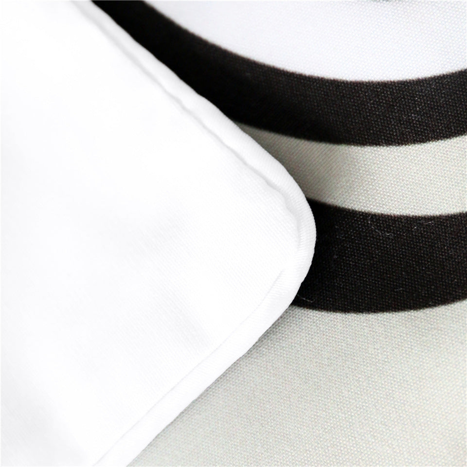 KTX-578579 Geometric Pattern Skull Quilt Cover Set in Multiple Sizes - Twin to King Options