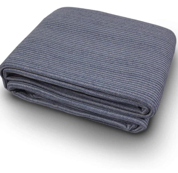 KTX-578771 Portable Outdoor Blue Grey 300gsm Awning Carpet Mat for Camping and Picnics