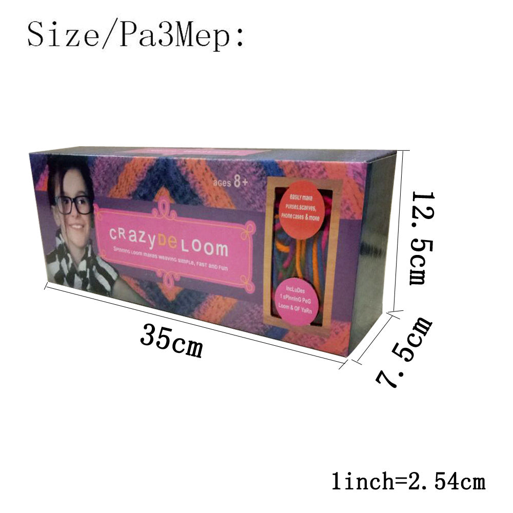 KTX-580243 Creative Children's Loom for Fun and Easy Weaving, Includes Thread