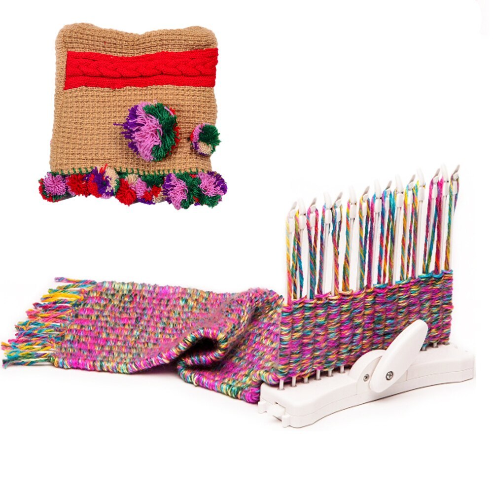 KTX-580243 Creative Children's Loom for Fun and Easy Weaving, Includes Thread