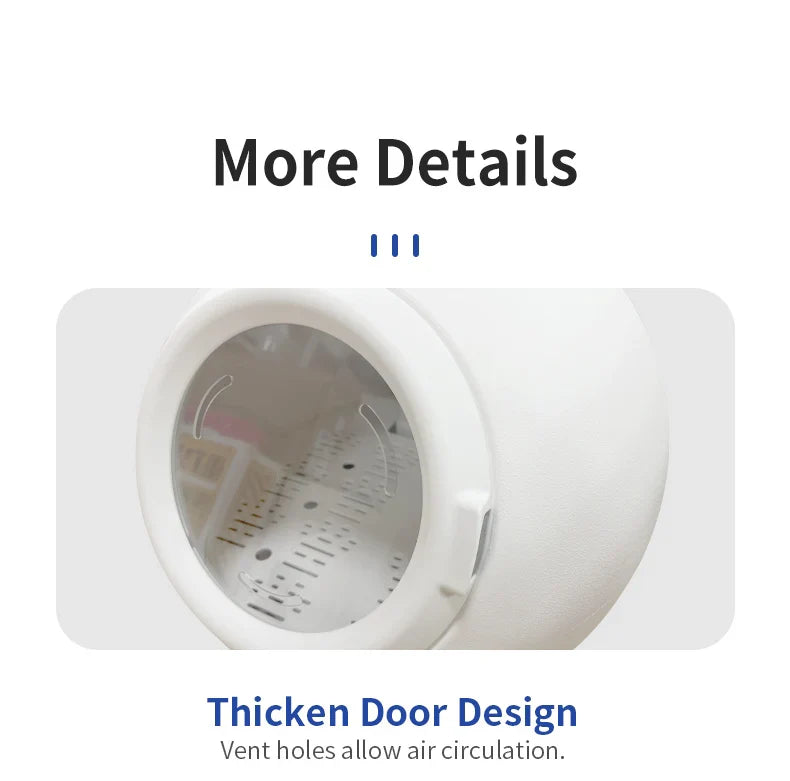 KTX-580819 Eco-Friendly 55L Automatic Smart Cat Hair Dryer with Low Noise Design for All Seasons