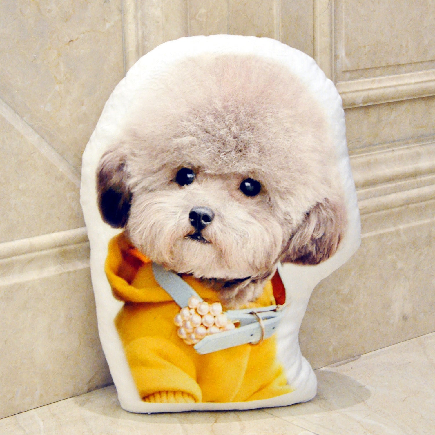 KTX-582035 Customizable Cute Pet Pillow with Super Soft Crystal Material and 7D Vacuum PP Cotton Filling
