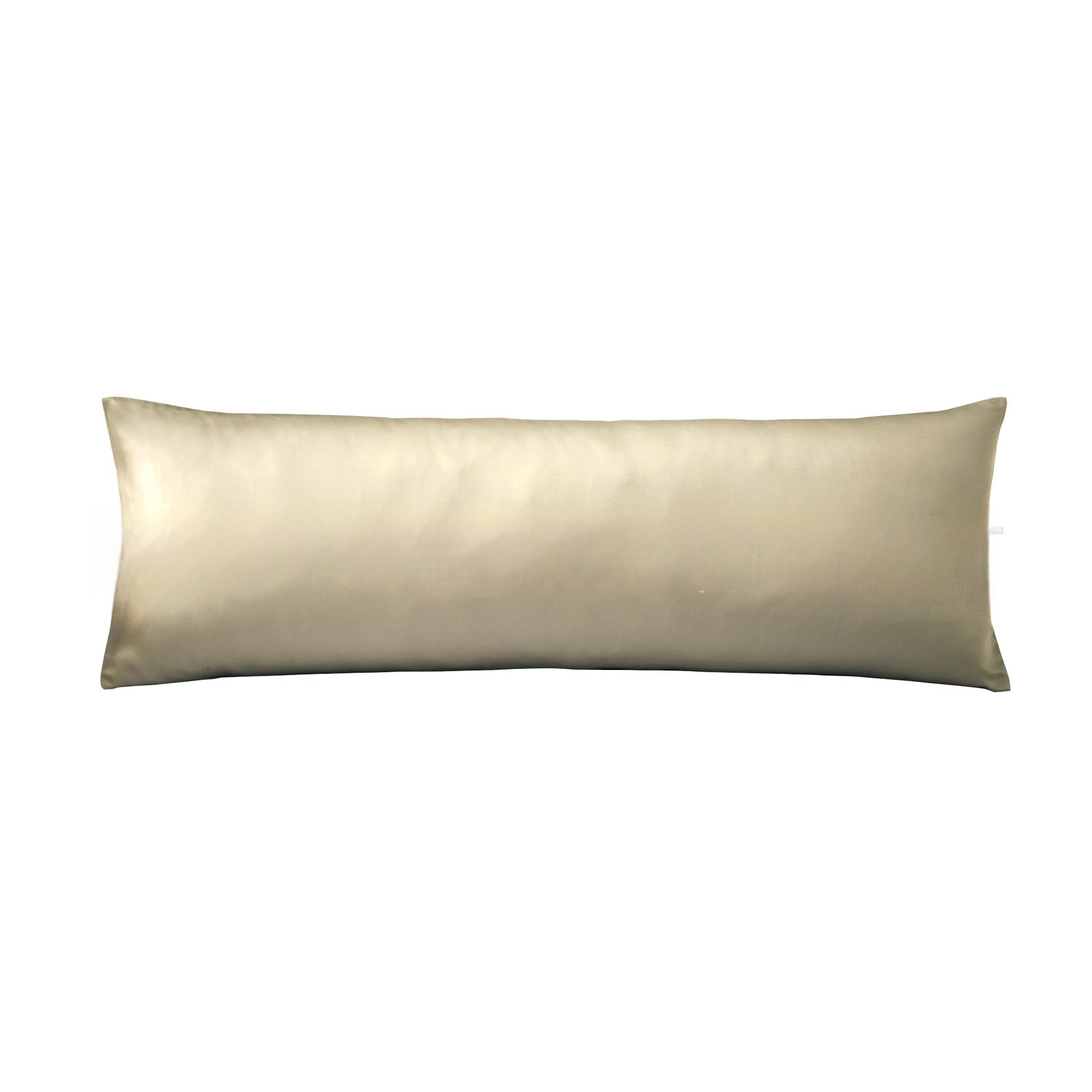 KTX-583827 Washed Silk Satin Pillowcase - 20x54in, Modern Design, Double Pillow Compatibility