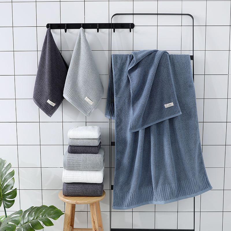 KTX-584595 Soft Cotton Face Towel - 34cm x 71cm, Lightweight and Comfortable