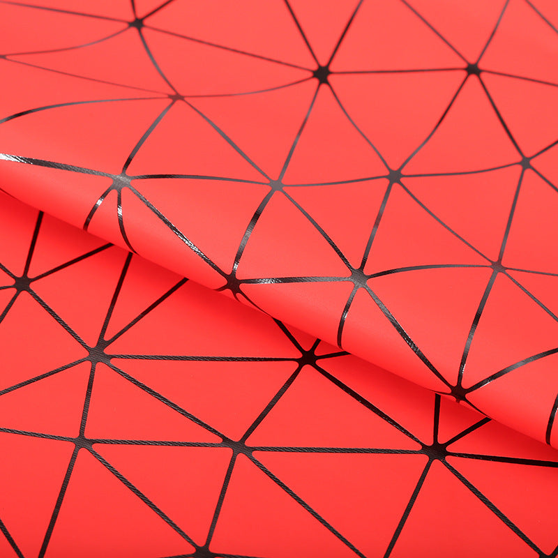 KTX-584851 PU Leather and Cotton Velvet Triangle Embossed Sofa Material, 0.7mm Thickness, 140cm Wide