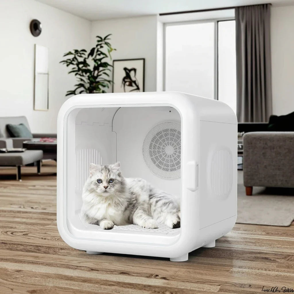 KTX-585427 High-Power Self-Drying HDPE Cat and Pet Hair Dryer with Eco-Friendly Design, 70L Capacity