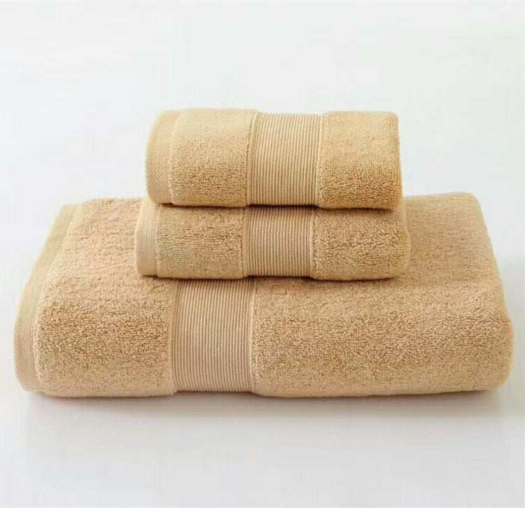 KTX-585747 Extra Thick Pure Cotton Bath Towel - Soft, Absorbent, Available in Multiple Colors