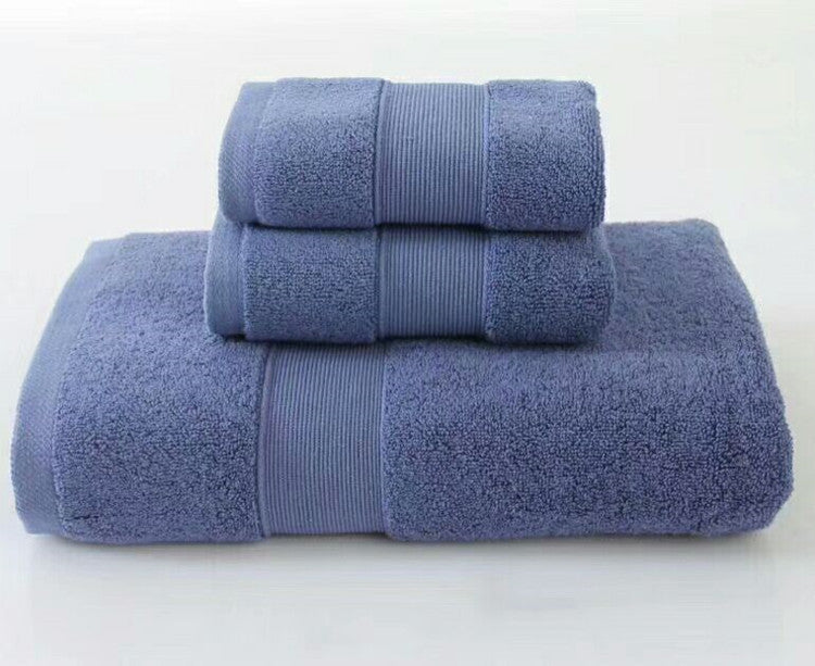 KTX-585747 Extra Thick Pure Cotton Bath Towel - Soft, Absorbent, Available in Multiple Colors