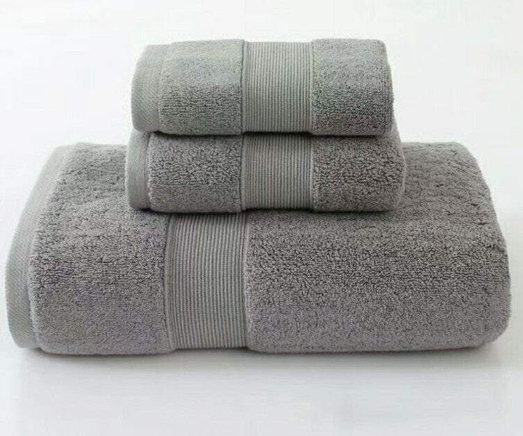 KTX-585747 Extra Thick Pure Cotton Bath Towel - Soft, Absorbent, Available in Multiple Colors