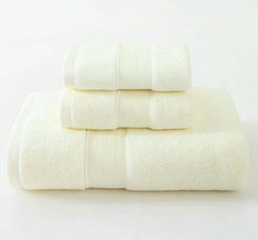 KTX-585747 Extra Thick Pure Cotton Bath Towel - Soft, Absorbent, Available in Multiple Colors