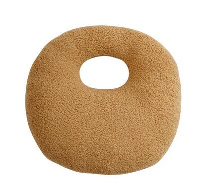 KTX-586003 Velvet Geometric Shape Loop Pillow - Soft Cushions for Living Room and Sofa, Various Colors Available