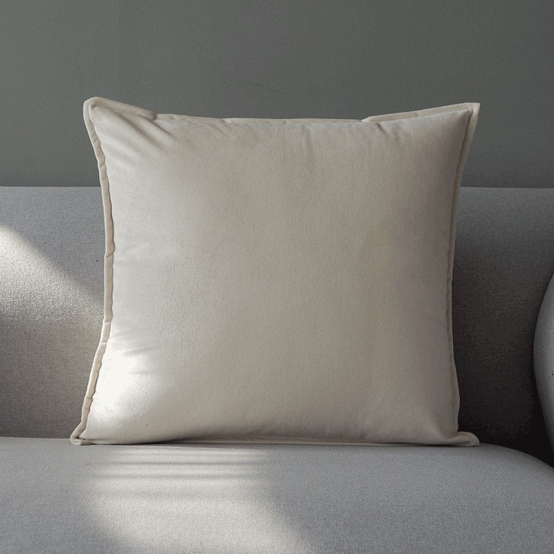 KTX-588627 Nordic Modern Minimalist Houndstooth Plush Pillow Cushion with Removable Cover