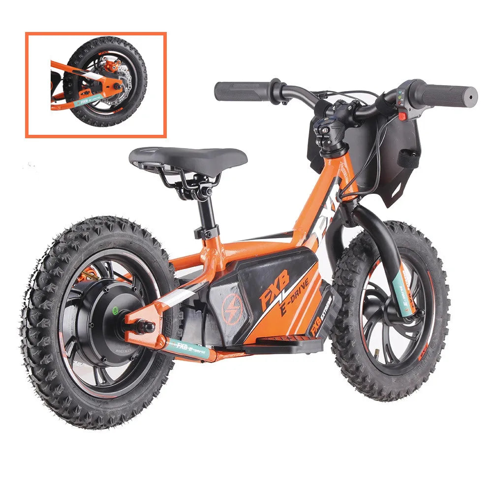 KTX-591187 Children's Electric Scooter and Balance Bike with Training Wheels, 12-16 Inch Aluminum Frame, 150W/250W Motor, Disc Brake