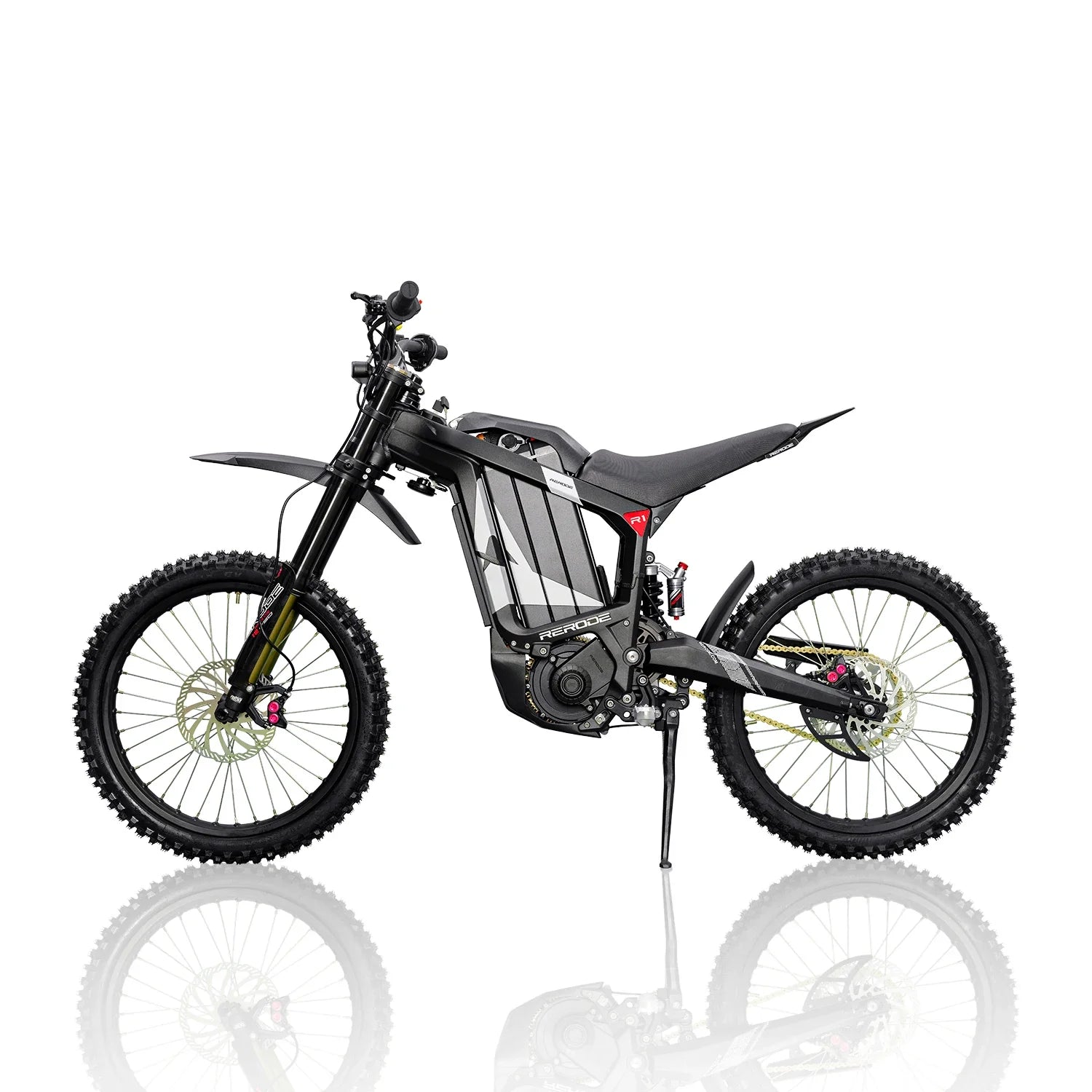 KTX-591315 72V 8000W Middrive Electric Dirt Bike with 35Ah LG Battery, Hydraulic Disc Brakes, Full Suspension, and Off-Road Capability