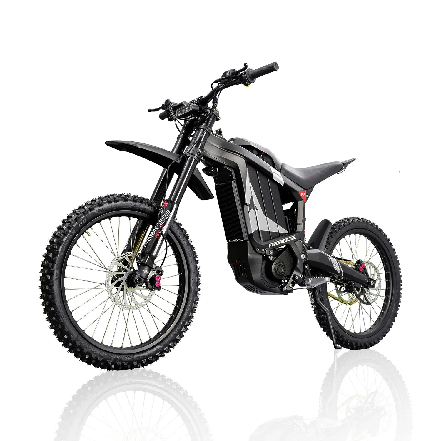 KTX-591315 72V 8000W Middrive Electric Dirt Bike with 35Ah LG Battery, Hydraulic Disc Brakes, Full Suspension, and Off-Road Capability