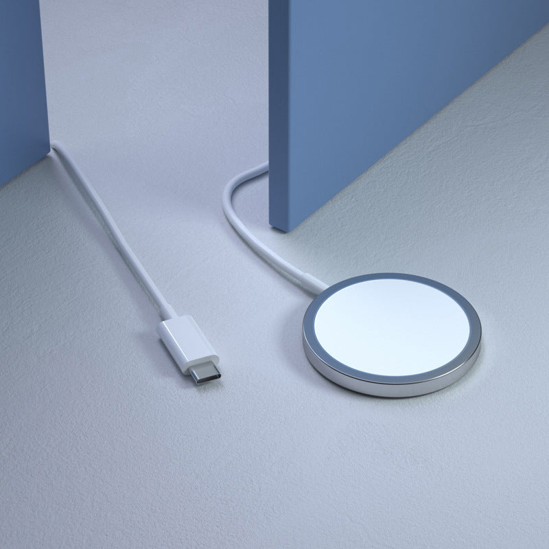 KTX-594131 Magnetic Wireless Charger for iPhone with 15W Output, USB Interface, 1m Cable