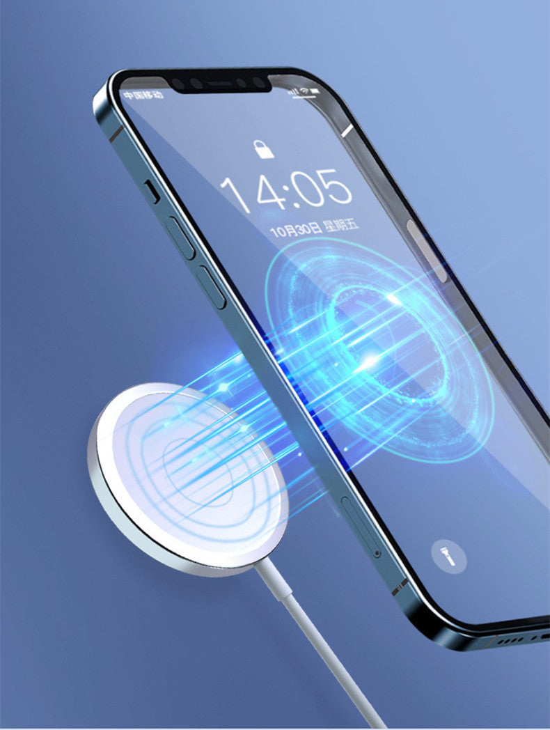 KTX-594131 Magnetic Wireless Charger for iPhone with 15W Output, USB Interface, 1m Cable
