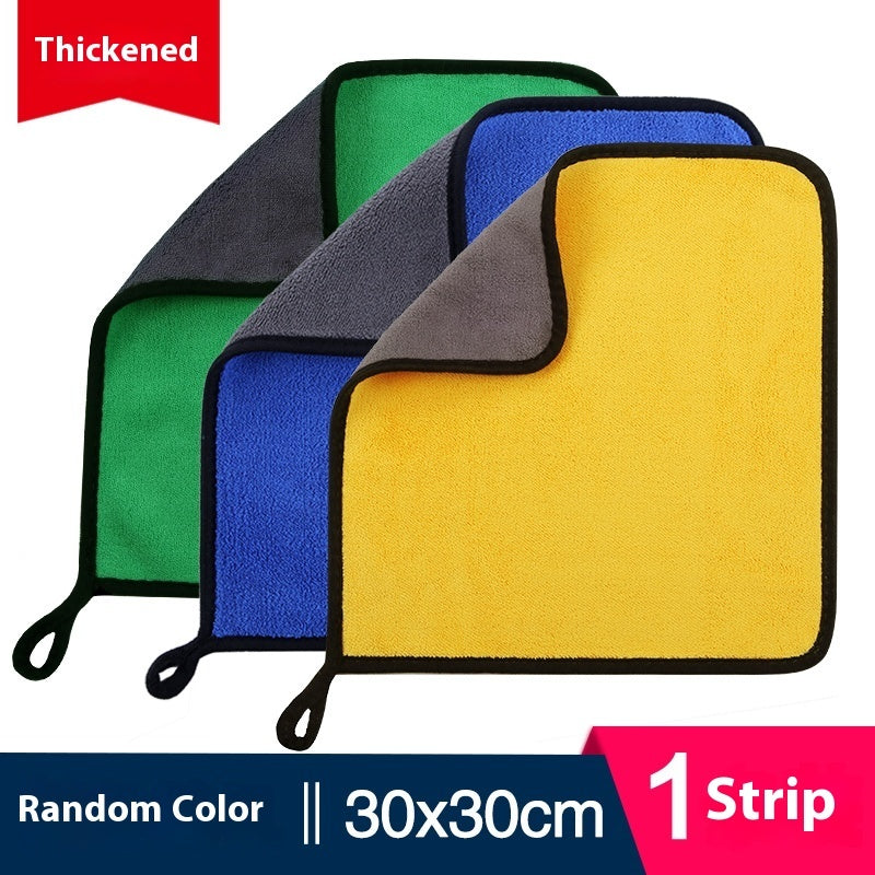 KTX-594643 Ultra Fine Fiber Cleaning Dishcloths - Multi-Color 3-Pack (30x30cm, 30x40cm, 30x60cm)