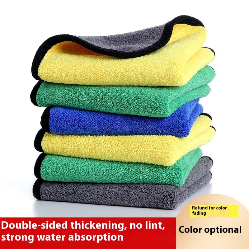 KTX-594643 Ultra Fine Fiber Cleaning Dishcloths - Multi-Color 3-Pack (30x30cm, 30x40cm, 30x60cm)
