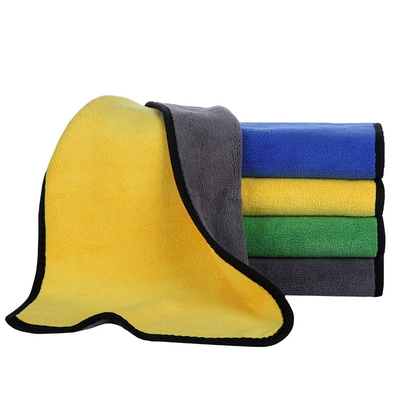 KTX-594643 Ultra Fine Fiber Cleaning Dishcloths - Multi-Color 3-Pack (30x30cm, 30x40cm, 30x60cm)